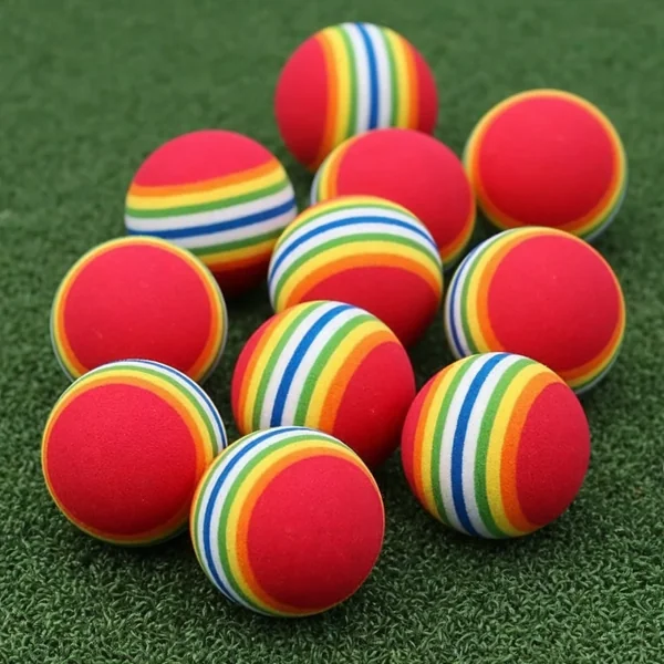 10 bolas de golf de práctica de espuma