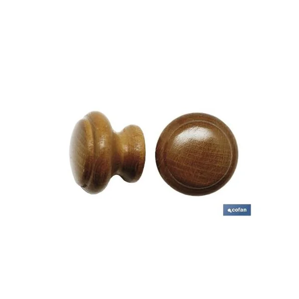 2 uds. pomo de roble 40 mm venta unitaria