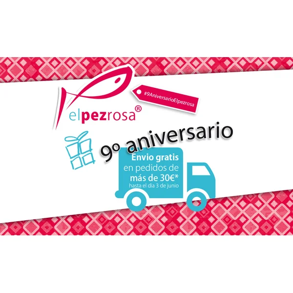 9º aniversario - Gastos de envío gratuitos