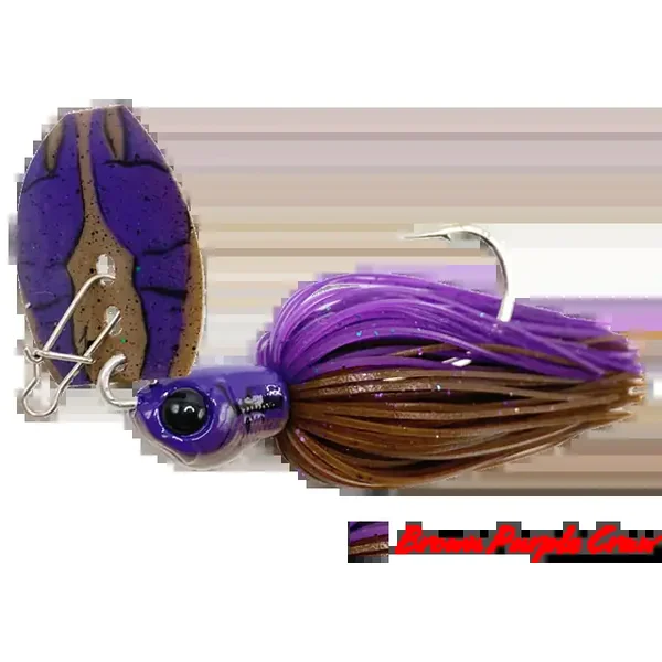 AGR BAITS Chatterbait Goliat 3/8oz Brown Purple Craw