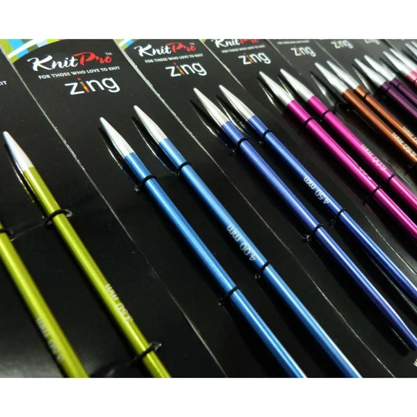 Agujas circulares intercambiables KnitPro Zing 13 cm
