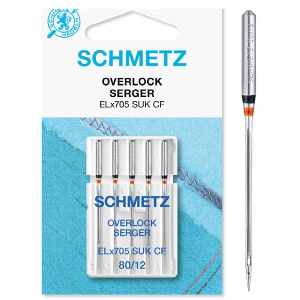 Agujas Schmetz Overlock - Jersey Punta Bola