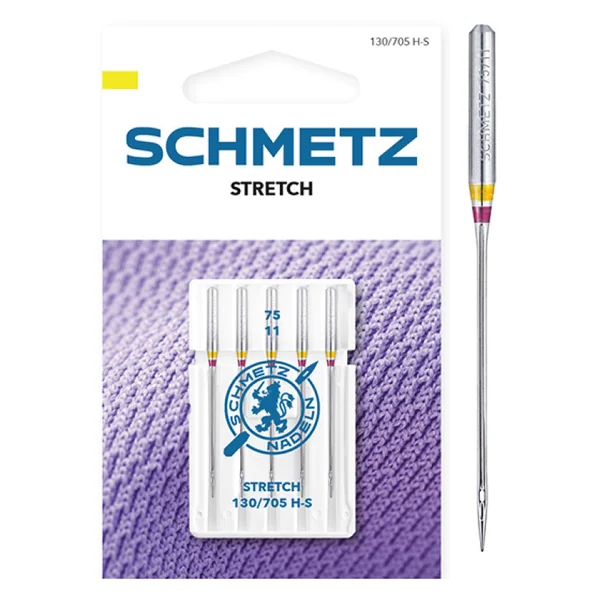 Agujas Schmetz Stretch 130/705 H-S - Tejidos elásticos