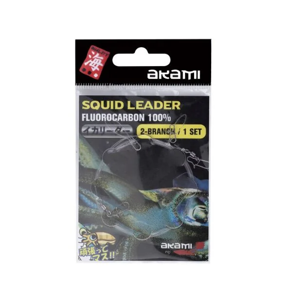 Akami Squid Leader 2-Branch - Monty pesca