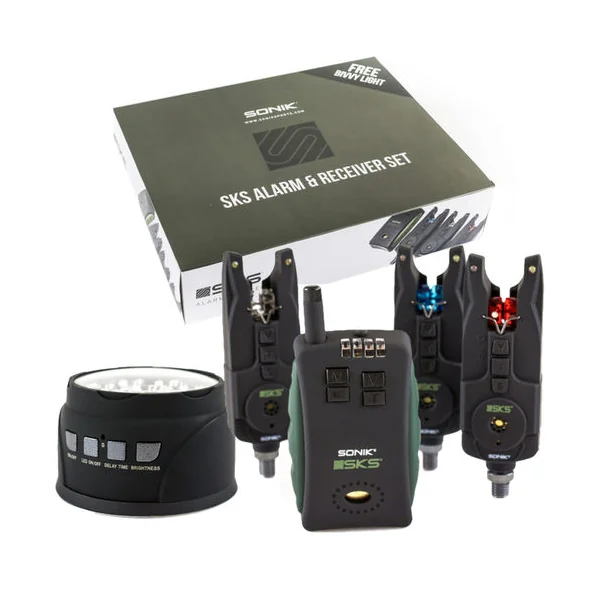 ALARMAS SONIK SKS TEK 3+1+LAMPARA BIVVY