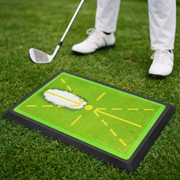 Alfombra de impacto para detección de trazos de golf