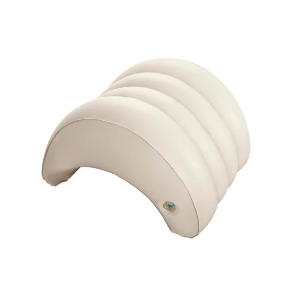 ALMOHADA HINCHABLE INTEX PARA SPA COLOR CREMA - 39X30X23 CM