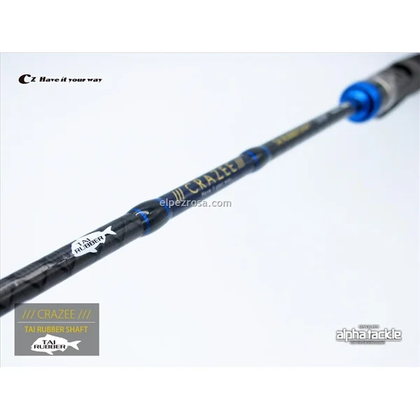 Alpha Tackle Crazee Tai Rubber Shaft