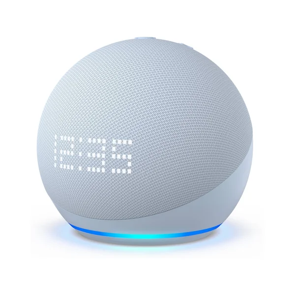 Altavoz inteligente ECHO Dot 5 Reloj (Alexa - Gris)