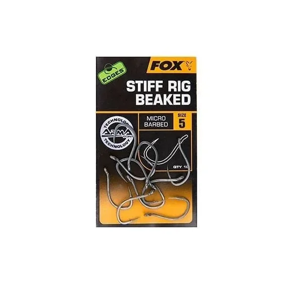ANZUELO FOX STIFF RIG BEAKED Nº4 Nº5, Nº6 Y Nº8