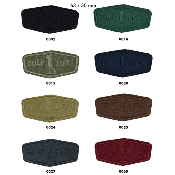 Aplique Bordado Termoadhesivo Golf Life 6 X 3cm