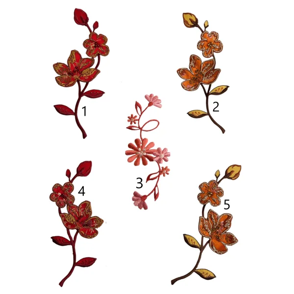 Aplique Floral Para Coser F57