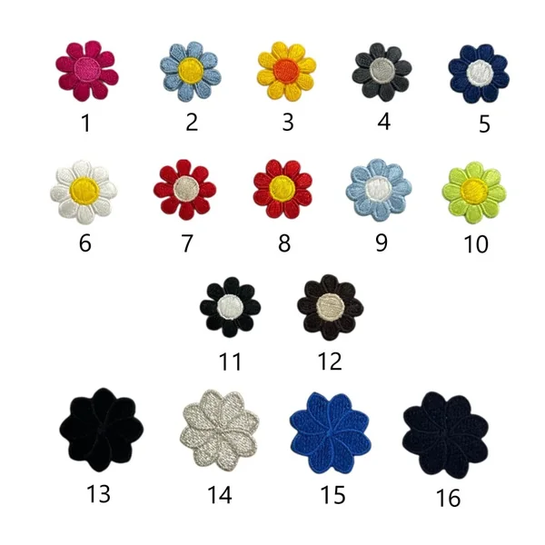 Aplique Margarita Bordada F61
