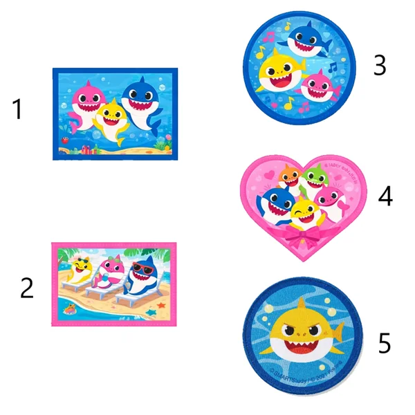 Apliques Termoadhesivos Baby Shark D73