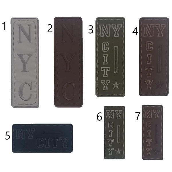 Apliques Termoadhesivos Bordados NYC a37 - Estilo Urbano