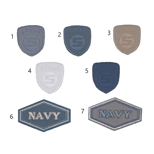 Apliques Termoadhesivos Bordados Style/Navy a8