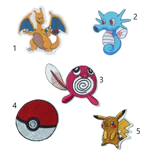 Apliques Termoadhesivos Pokémon C75 - Bordados