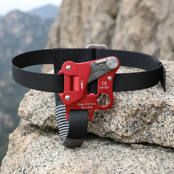 Ascendedor de pie para escalada en roca