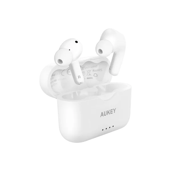 Auriculares Bluetooth True Wireless AVIZAR Base de carga intrablanca