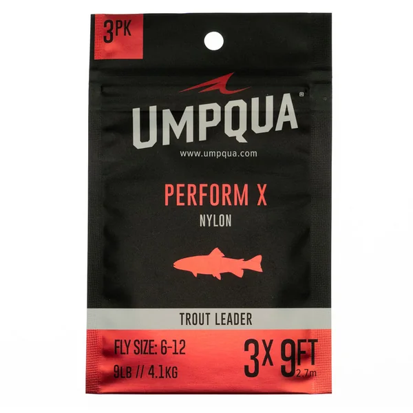 Bajo de línea Umpqua Perform X Trout Leader 3-pack 10ft