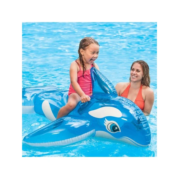 BALEIA INSUFLÁVEL INTEX + 2 PEGAS - 152X114 CM - Imagen 7