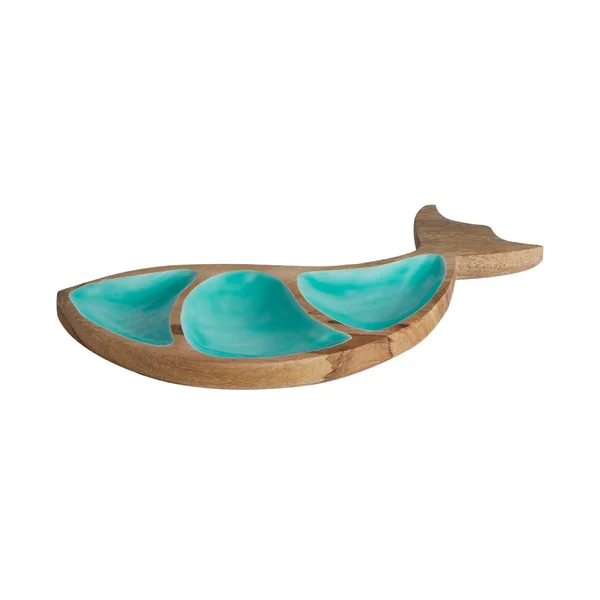 Bandeja Whale Cocoa Aqua