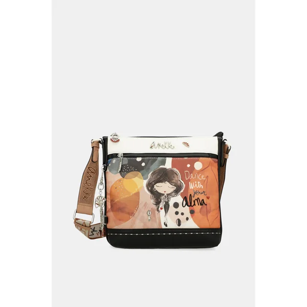 Bandolera con bolsillo frontal Alma