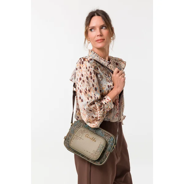 Bandolera con bolsillo frontal Blossom