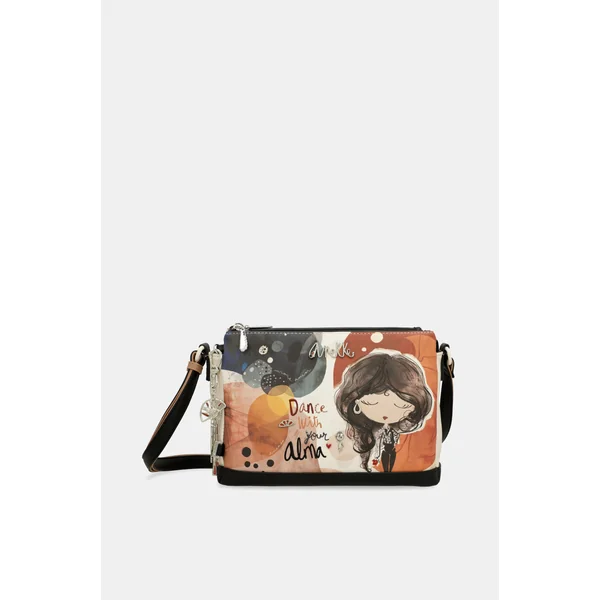 Bandolera estampada 3 compartimentos Alma