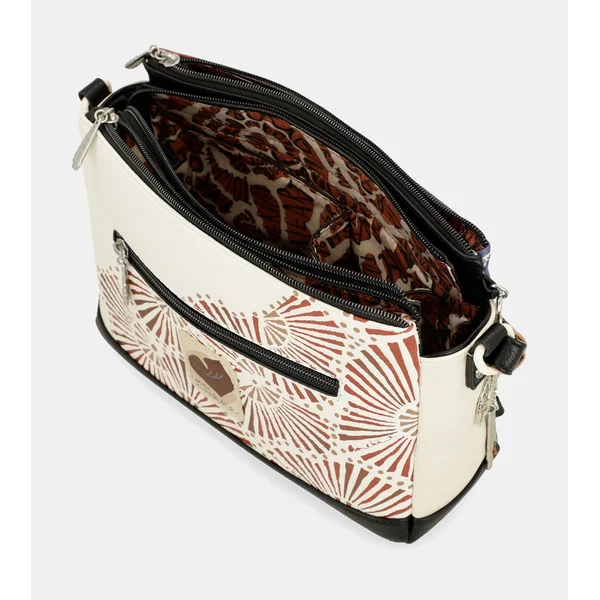 Bandolera estampada 3 compartimentos Alma - Imagen 9