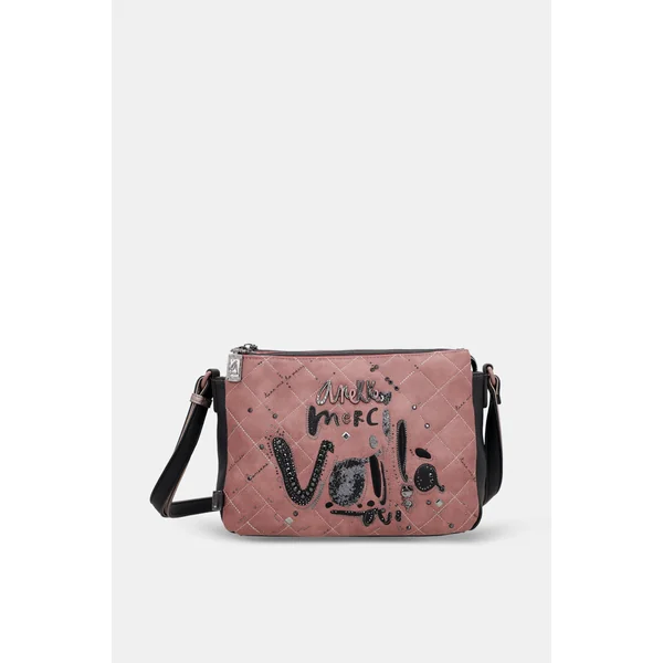 Bandolera estampada 3 compartimentos Parisian