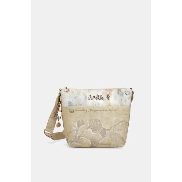 Bandolera grande con bolsillo frontal Whispers
