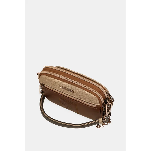 Bandolera pequeña Camel - Imagen 7