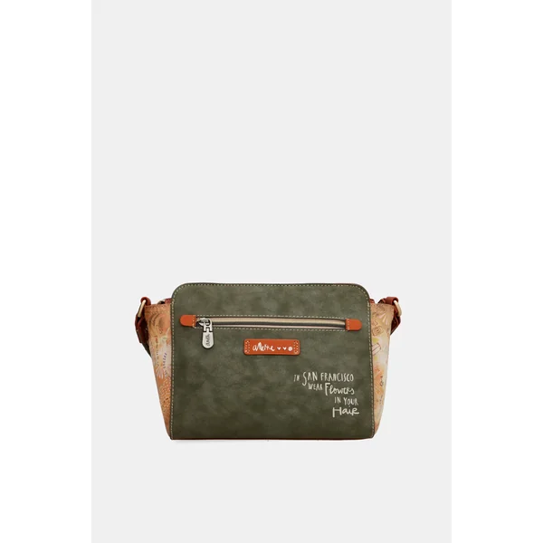 Bandolera rectangular Peace & Love Camel - Imagen 3