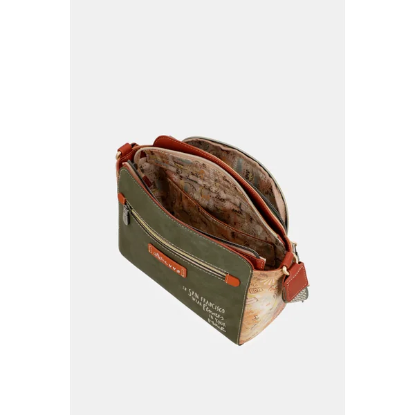 Bandolera rectangular Peace & Love Camel - Imagen 5