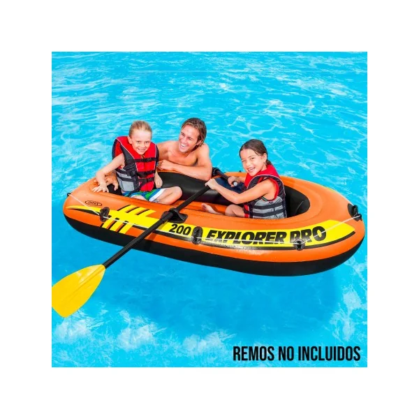 BARCA HINCHABLE INTEX EXPLORER PRO 200 - 196X102X33 CM - Imagen 3
