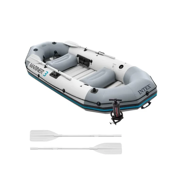 BARCA HINCHABLE INTEX MARINER 3 & REMOS 137 CM-297X127X46 CM