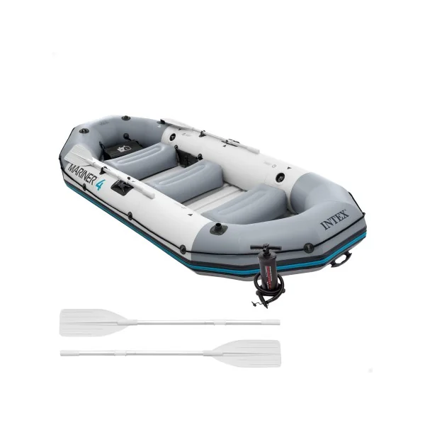BARCA HINCHABLE INTEX MARINER 4 & REMOS 137 CM-328X145X48 CM