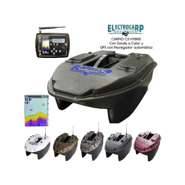 BARCO CEBADOR CARPIO C3 CON GPS (DIFERENTES OPCIONES)