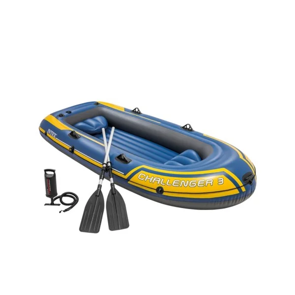 Barco hinchable Challenger 3 Intex, medidas 295x137x43 cm
