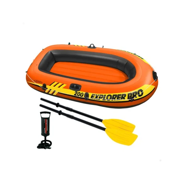 BARCO INSUFLÁVEL EXPLORER PRO200 REMOS+BOMBA 196X102X33CM