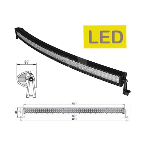 BARRA PANEL LED 96X3W 1334mm curved - Imagen 2
