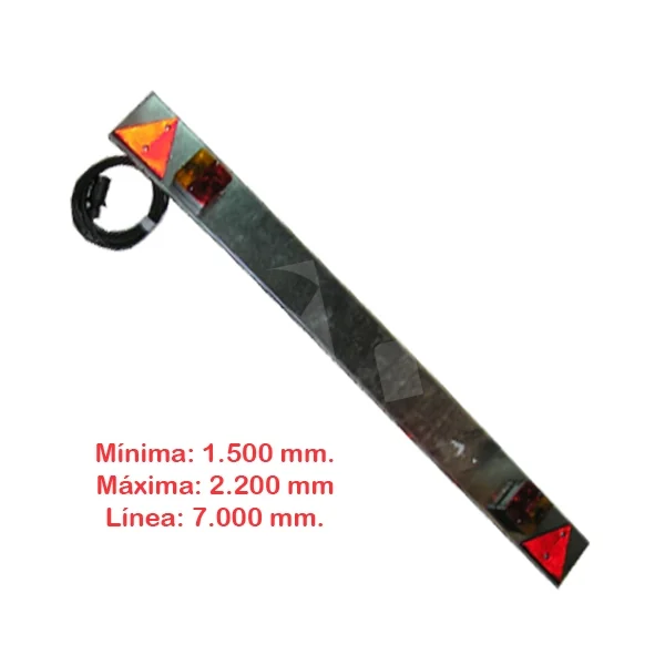 BARRA REMOLQUE EXTENSIBLE 1,5-2,2 M.