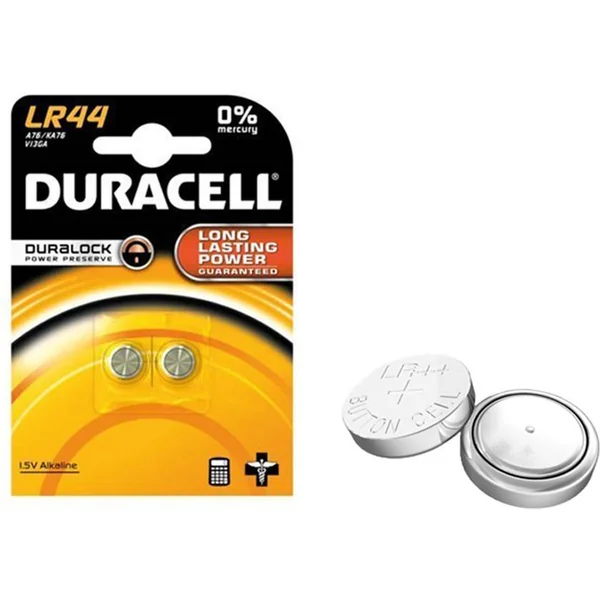 Baterías DURACELL LR44 (2 Uni)
