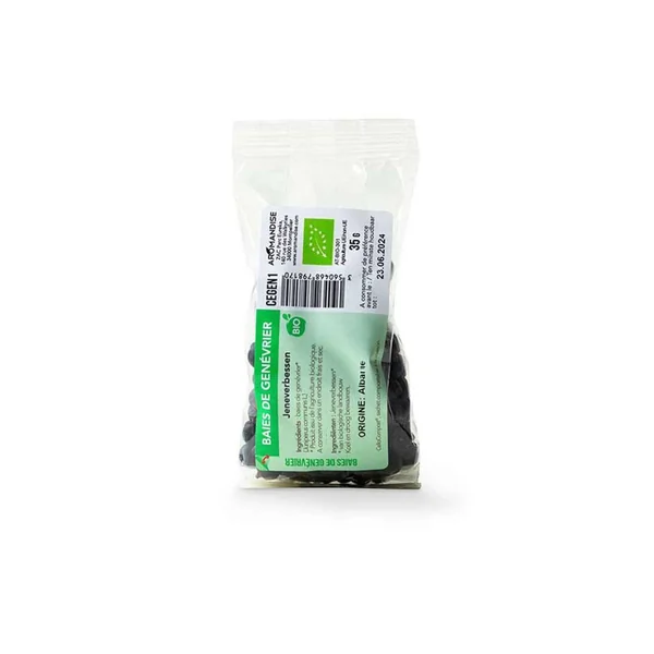 Bayas de enebro ecológicas - 35 g