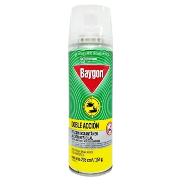 Baygon Doble Accion Efecto Instantáneo 235cc