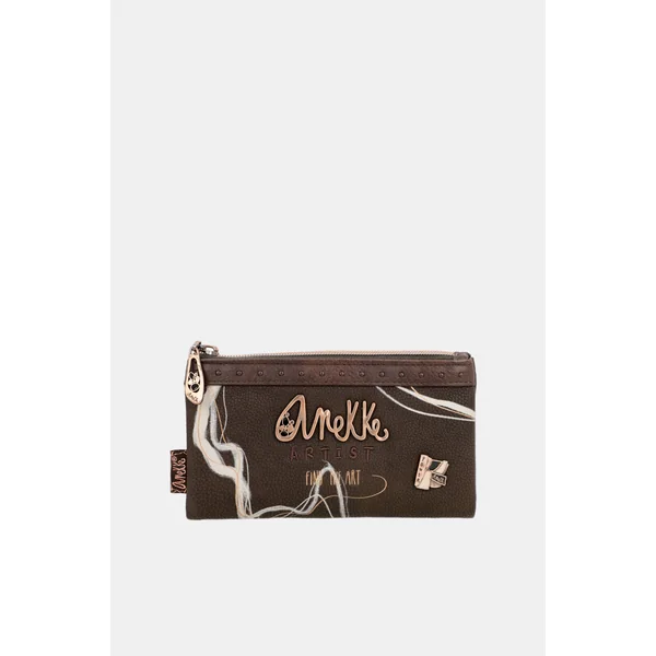 Billetero flexible marrón RFID Nature Shodō