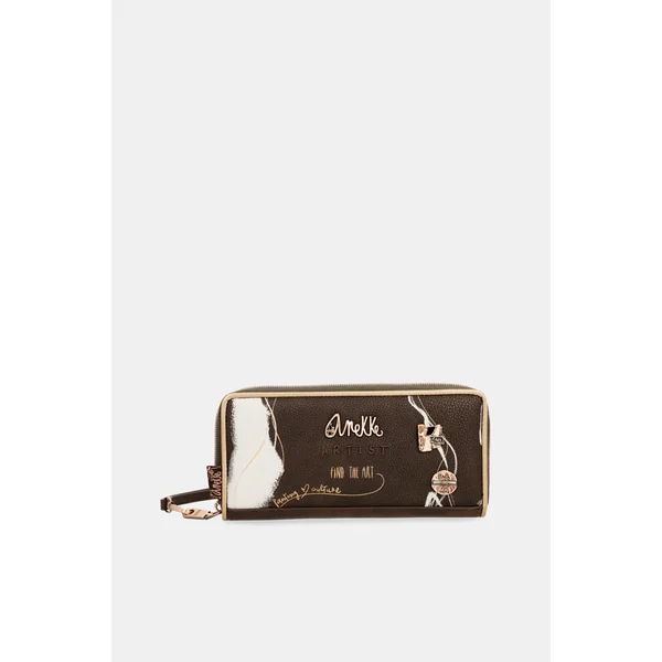 Billetero grande marrón RFID Anekke Nature Shodō