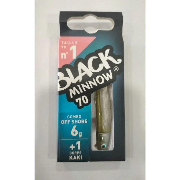 Black Minnow 70 Combo Off Shore 6g Kaki