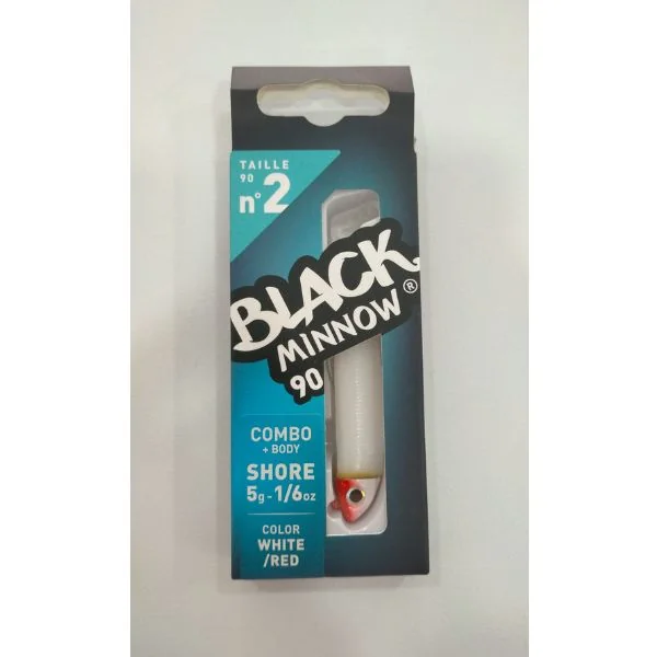 Black Minnow 90 Combo Shore 5g White Red